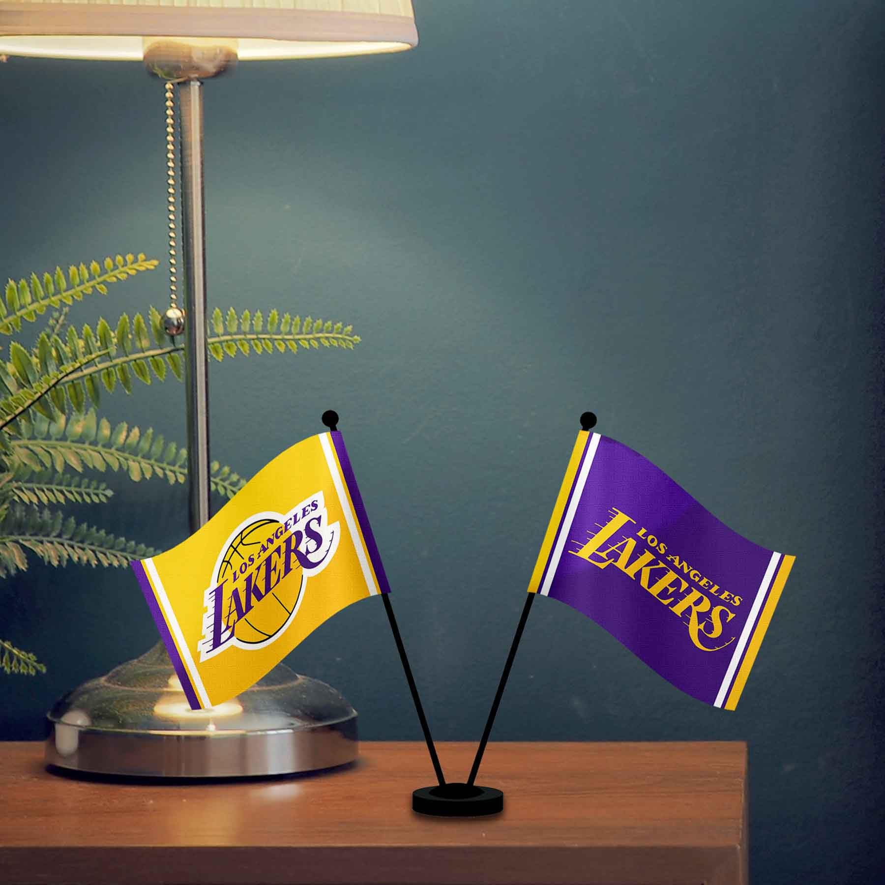 Amazon.com: WinCraft Los Angeles Lakers Desk and Table Top Flags